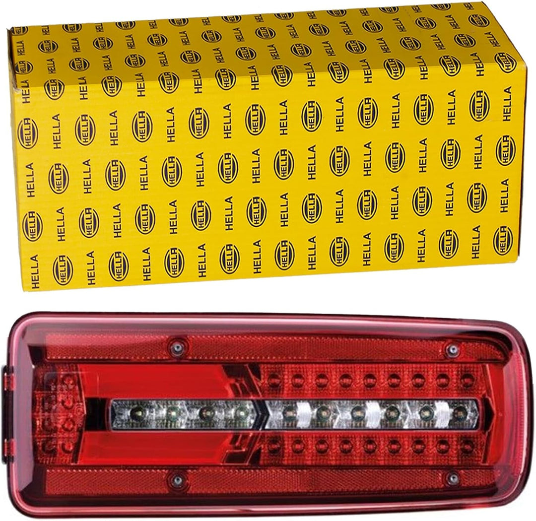 HELLA - Heckleuchte - Truck Full LED - LED - 24V - 2VP 012 381-051 Standard Ausführung links seitlic