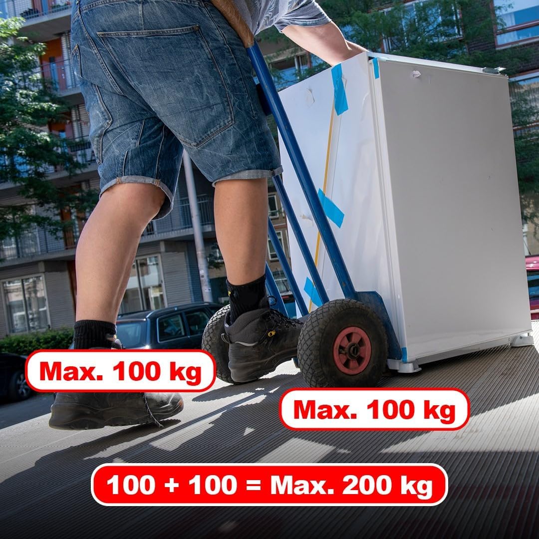 KOVA 2x Sackkarrenrad Pannensicher VOLLGUMMI Ø 260 mm, 3.00-4, Nabe Ø20×75, Sackkarren Bollerwagen R