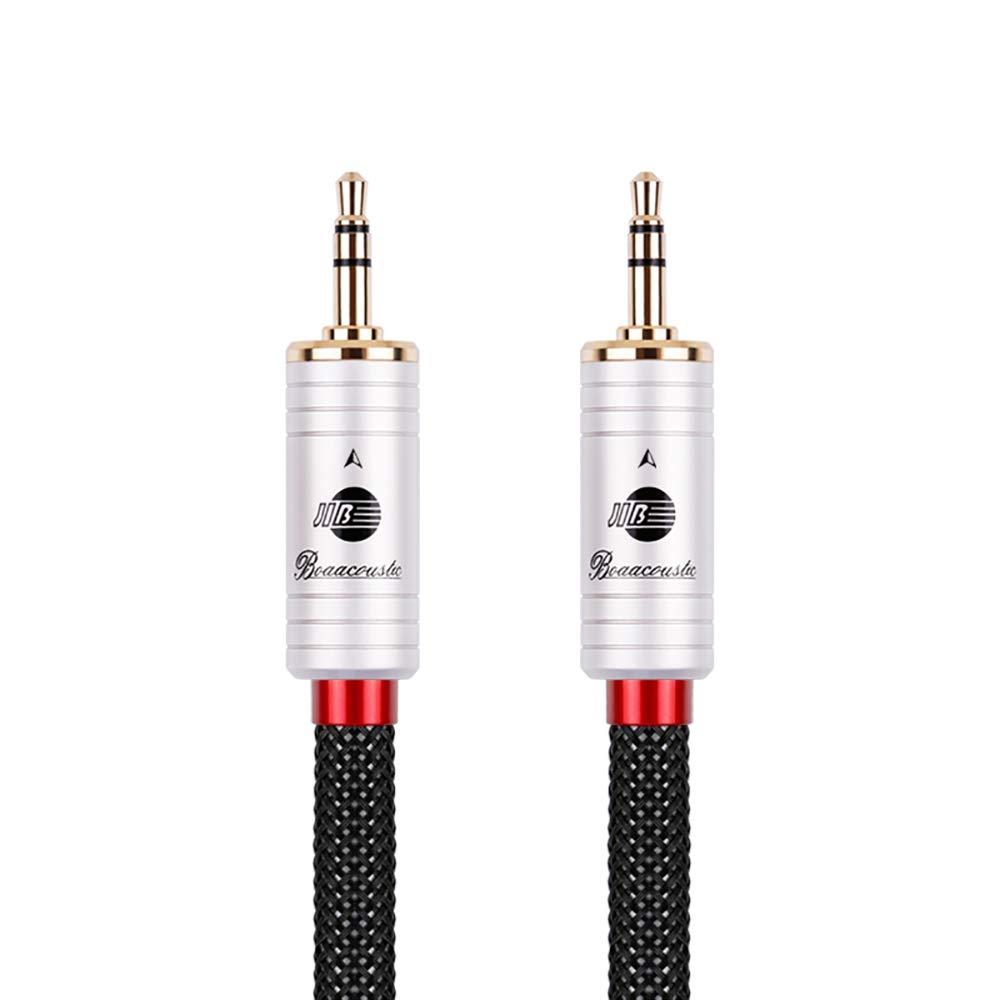 JIB Boaacoustic Klinkenkabel 3,5mm AUX Kabel (HiFi Sound), 3,5 mm-Klinkenstecker auf 3,5 mm-Klinkens