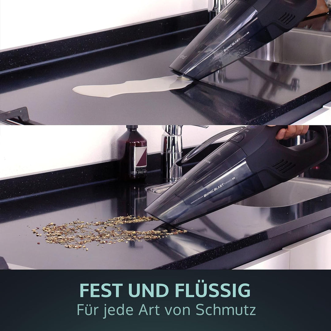 JAP Handstaubsauger Akku S3 - Testsieger Beutellos Handsauger Kabellos - 10000pA 22.2V - Nass Trocke