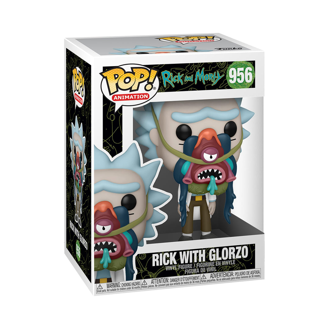 Funko Pop! Animation: Rick Sanchez & Morty - Rick Sanchez mit Glorzo Morty Vinyl - Rick and Morty -