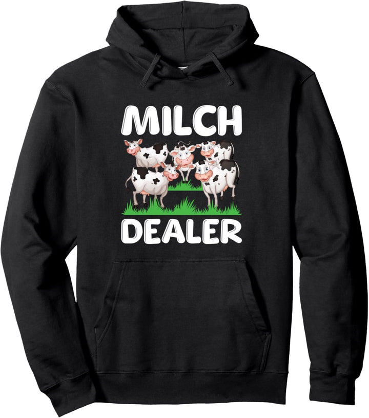 Milch Dealer Kuh Bauer Landwirt Kühe Bauernhof Pullover Hoodie