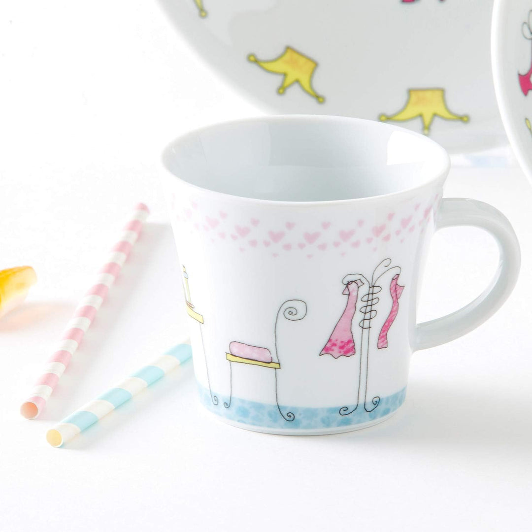 KAHLA 32D200O76645C Kids Märchenprinzessin Porzellan Kindergeschirr-Set Mädchen Geschirr-Set bunt ru