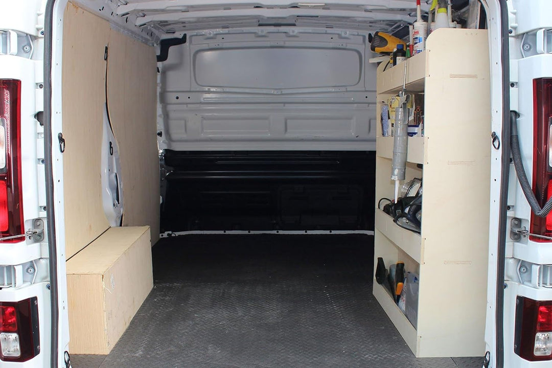 Vanify - Kompatibel mit Renault TRAFIC L2 2015+ Fahrzeugeinrichtung Fahrzeugregale, Beifahrerseite R