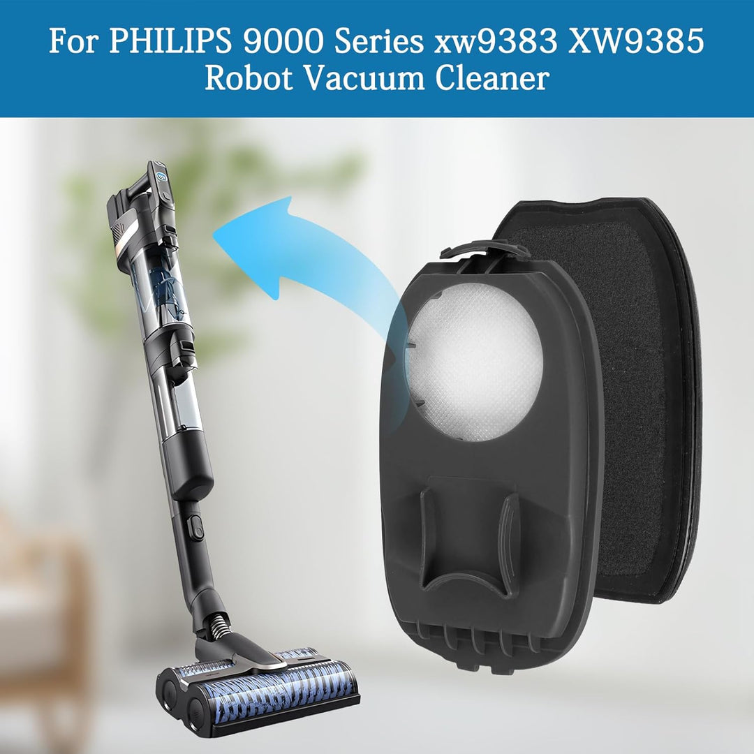 2 Stück Filter Zubehör Kompatibel mit PHILIPS AquaTrio 9000 Series XW9383 XW9385 XW9382,Ersatzfilter