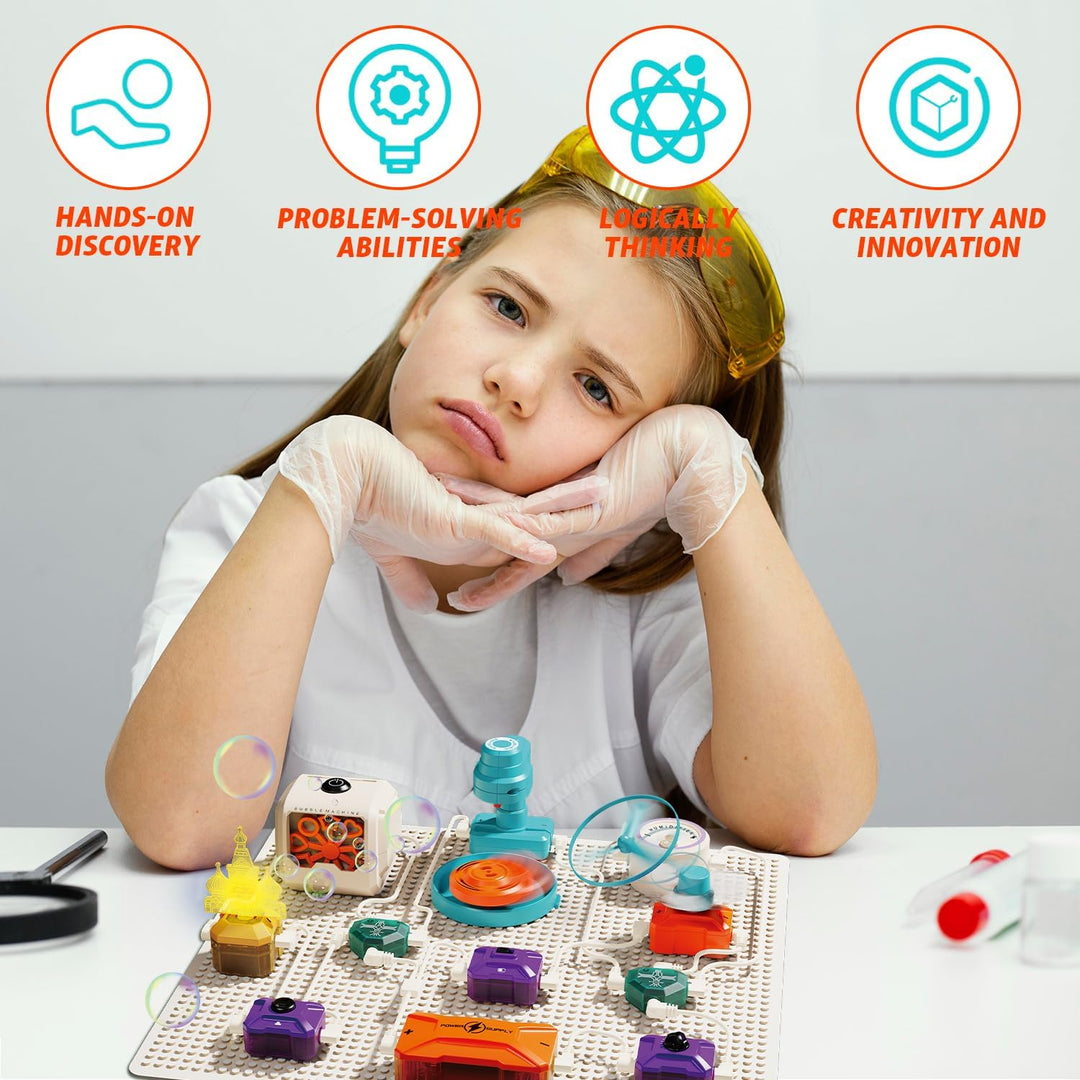 Elektronik Stromkreis Baukasten Kinder 410 Projekte Elektro Elektrotechnik für Kinder ab 8-12 Elektr