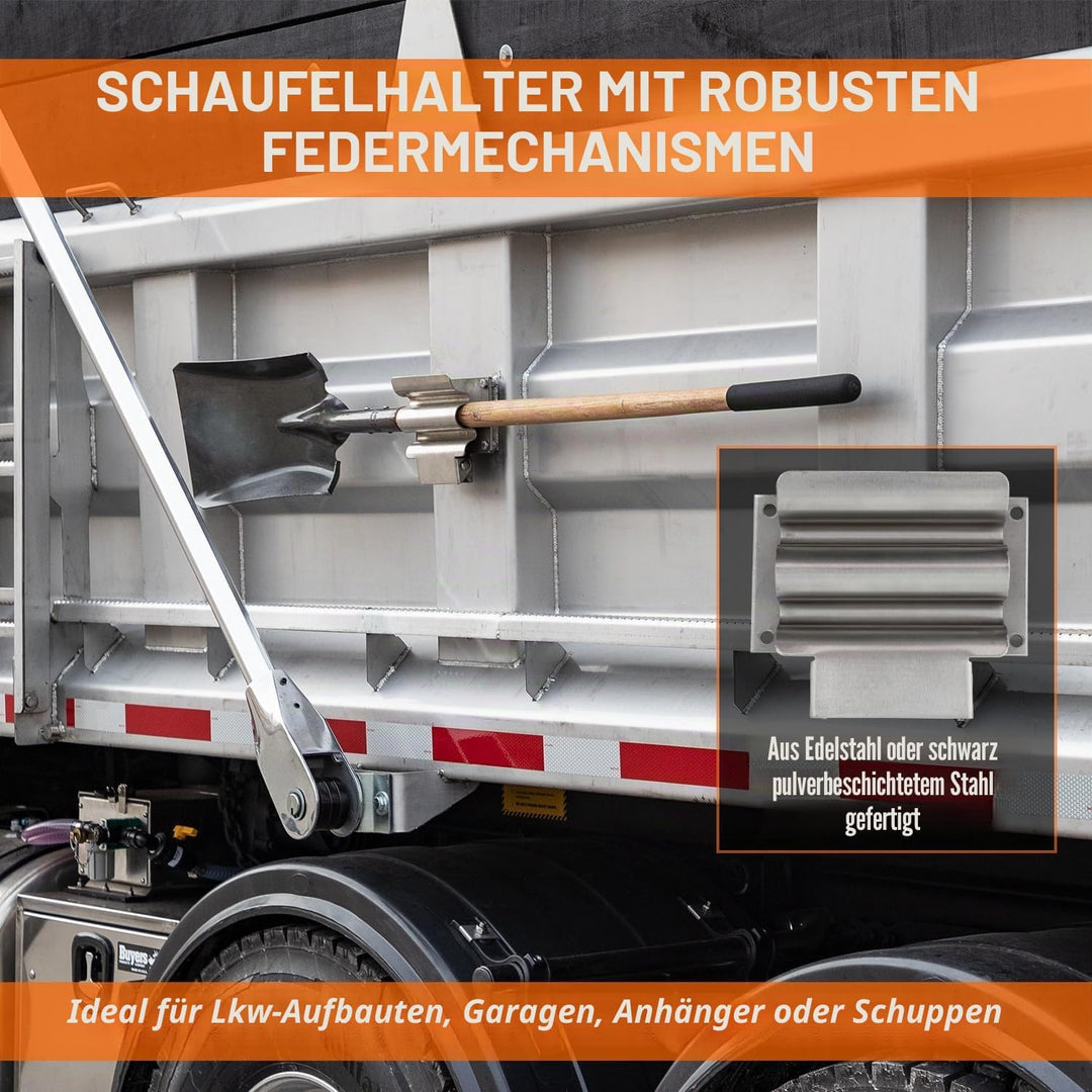 Buyers Products SH675SS Schaufelhalter aus Edelstahl für LKW-Karosserie