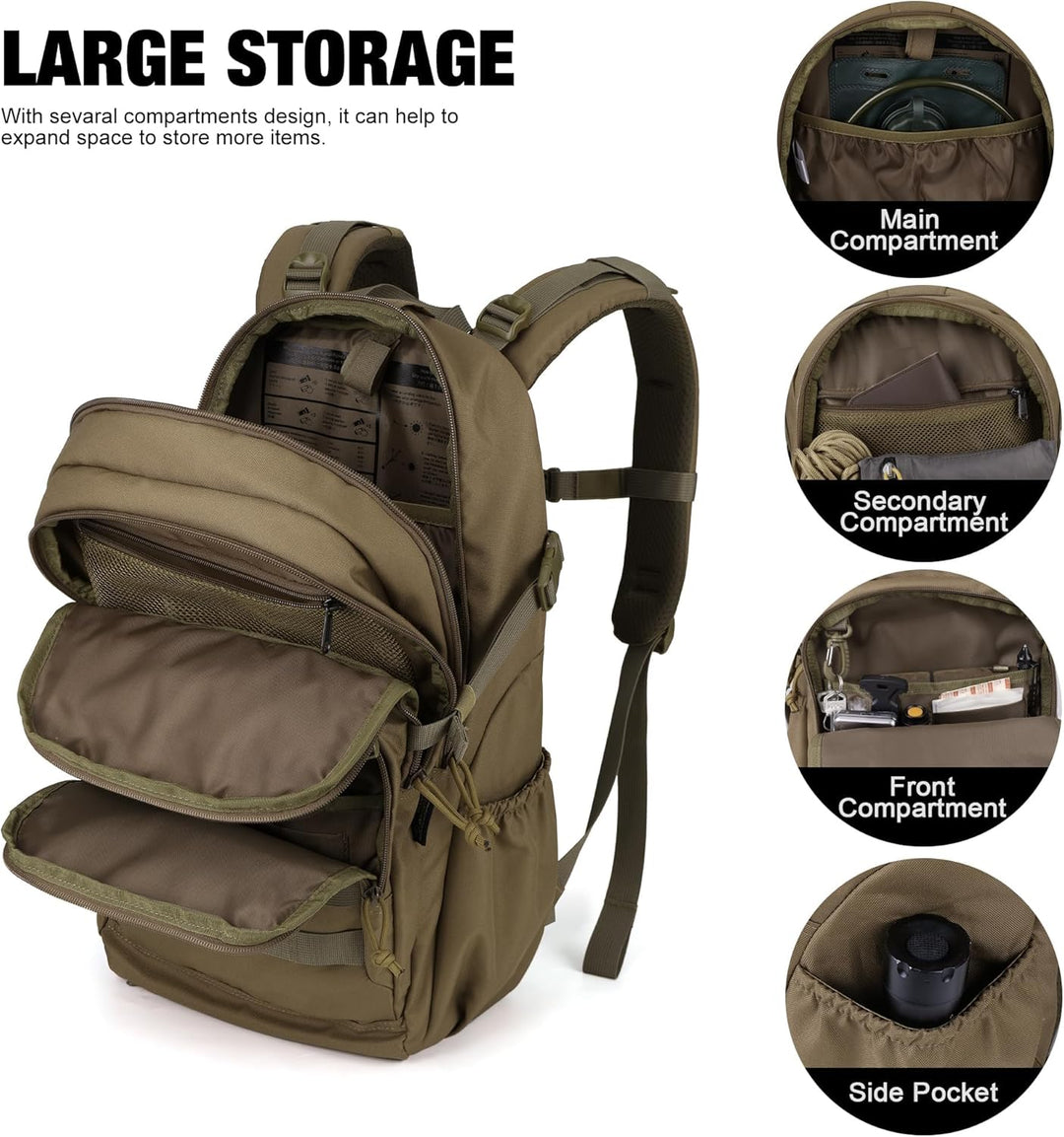 Mardingtop 28L/40L Militär Rucksack Wanderrucksäcke Trekkingrucksack Tactical Molle Rucksack für Cam