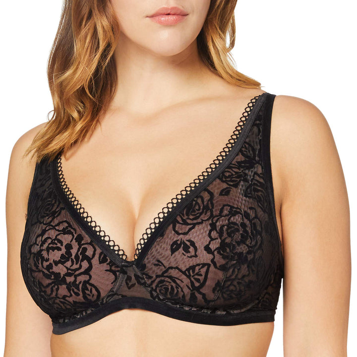 Triumph Damen Velvet Rose Spotlight WP Geformter BH, BLACK, 75D