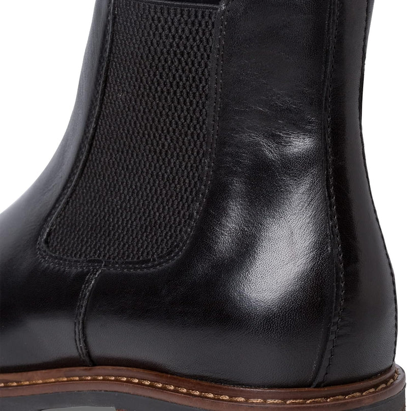 Tamaris Damen Stiefeletten, Frauen Chelsea Boots,Comfort Lining,TOUCHit-Fussbett 36 EU Schwarz Black