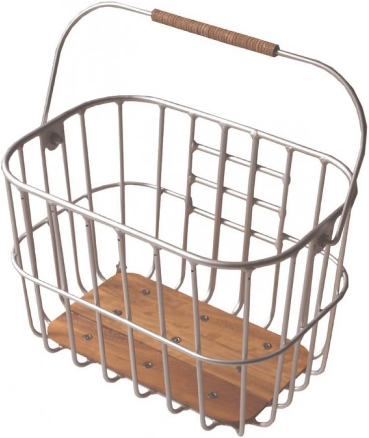 Brooks Fahrradkorb Hoxton Wire Basket 25 Liter, Silber, 80041010