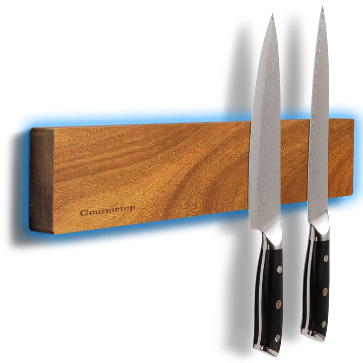 Gourmetop Magnetischer Messerhalter für die Wand 30 cm, magnetischer Messerstreifen ohne Bohren, Mes