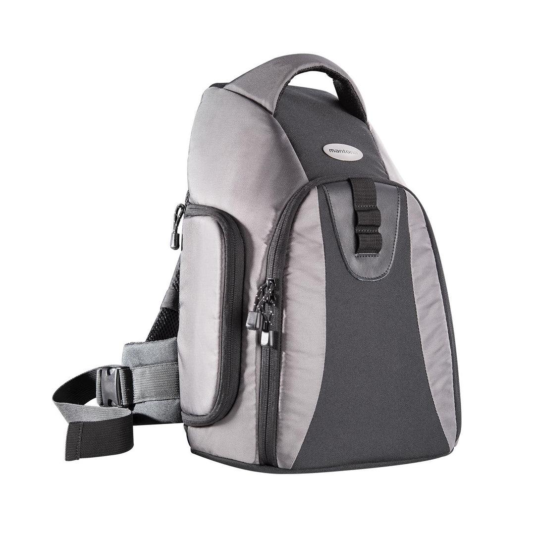 Mantona Fotorucksack Miami, Leichter Kamerarucksack für DSLR & Systemkameras, Fototasche mit Flexibl
