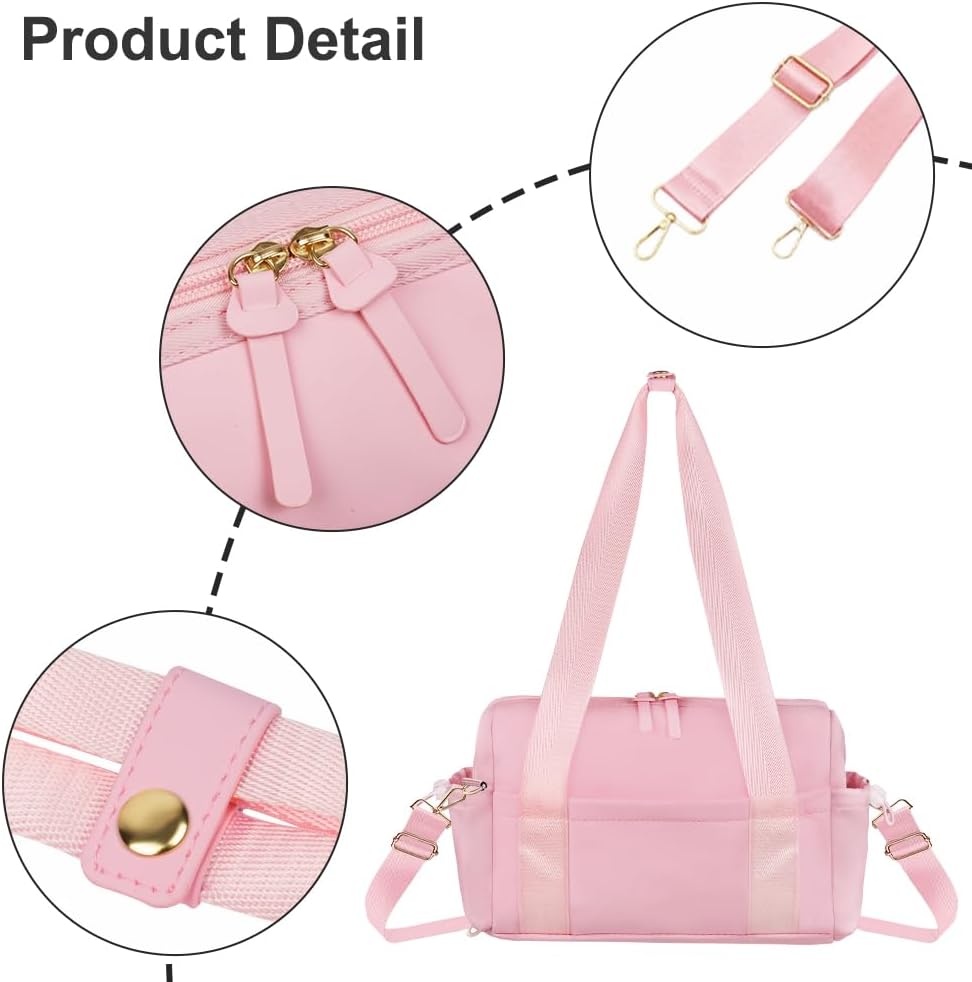 flintronic Sporttasche Damen Reisetasche, Wasserdicht Schwimmtasche Fitnesstasche mit Nassfach, Leic