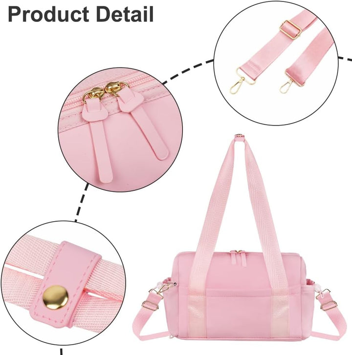 flintronic Sporttasche Damen Reisetasche, Wasserdicht Schwimmtasche Fitnesstasche mit Nassfach, Leic