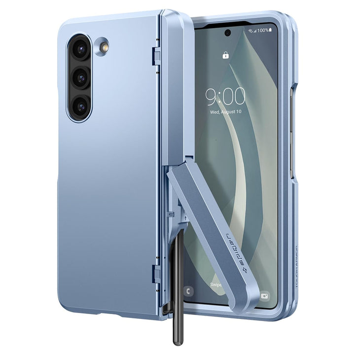Spigen Tough Armor Pro P Hülle Kompatibel mit Samsung Galaxy Z Fold 5 -Hellblau (S Pen Nicht inklusi