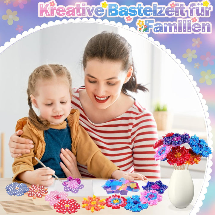 Bastelset Kinder ab 6-4-5 Jahre Basteln Mädchen 8 10 6 5 7 Jahre, Geschenke für Mädchen Spielzeug 5-