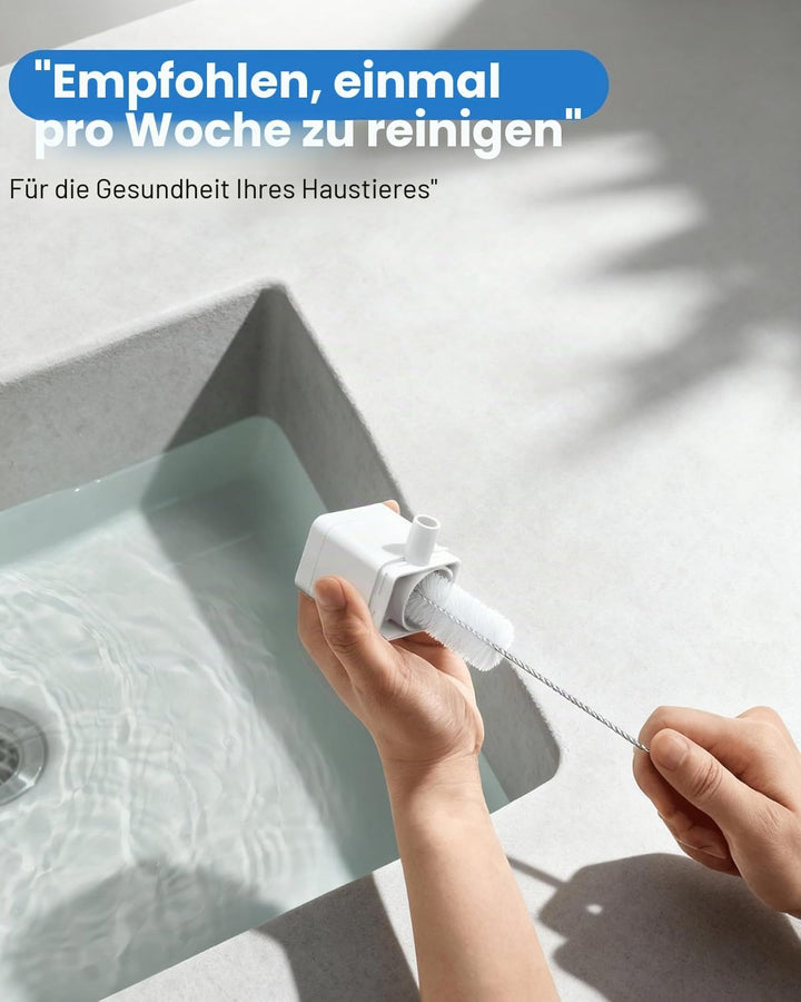Ersatzpumpe für Katzenbrunnen/Hundebrunnen,Pumpe für 8L/ 270 oz Trinkbrunnen für Hunde Kabellos