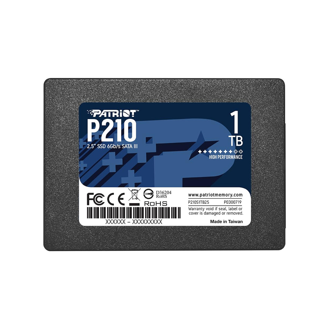 Patriot P210 Interne Solid State Drive 1TB SSD SATA 3 2,5 Zoll 1 TB, 1 TB