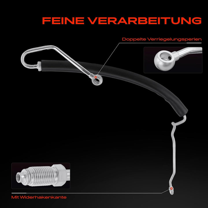 Frankberg Servolenkung Schlauch Kompatibel mit Cordoba 6L2 1.2L-2.0L 2002-2009 Ibiza III 6L1 1.2L-2.