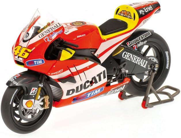 Minichamps 122110846 - Ducati Desmosedici - Valentino Rossi, Unveiling, Massstab: 1:12