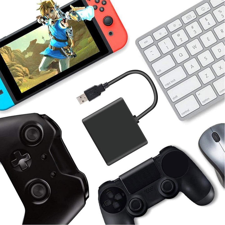 ASHATA USB-Adapter Gaming Tastatur und Maus, Maus und Tastatur Konverter Adapter für PS4/PS3/Xbox On