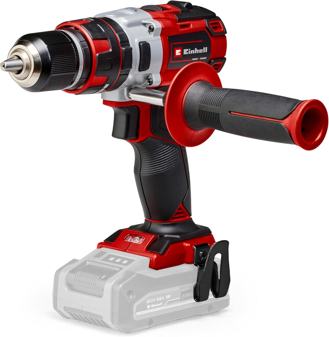 Einhell Akkuschrauber TE-CD 18 Li-i Brushless Solo Power X-Change (Li-Ion, 18 V, 2 Gang, 60 Nm, LED