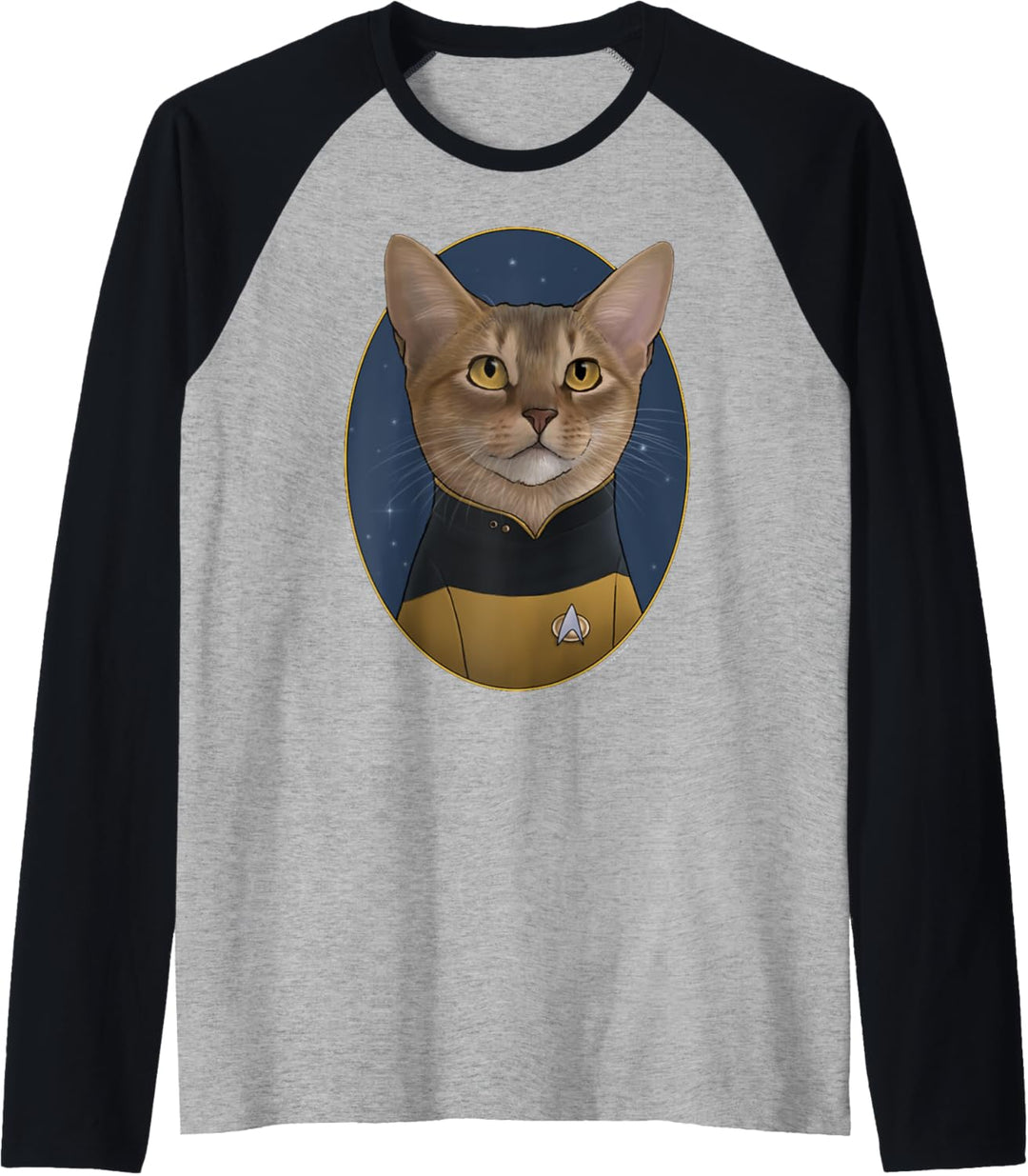 Star Trek: The Next Generation Reginald Barclay Cat Portrait Raglan