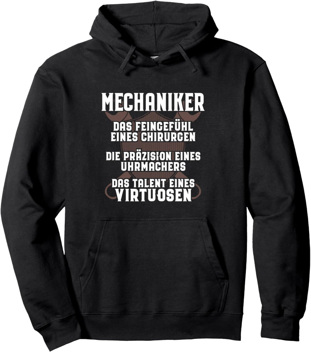 Talent Eines Virtuosen Mechaniker Pullover Hoodie