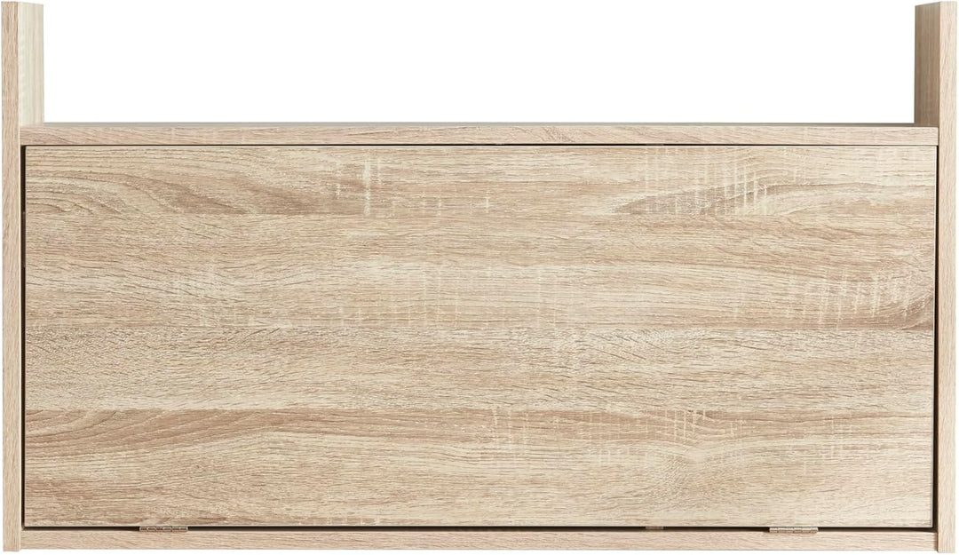 [en.casa] Wandklapptisch Rautalampi Klapptisch mit Ablage und 2 Fächern Klappschreibtisch Wandtisch