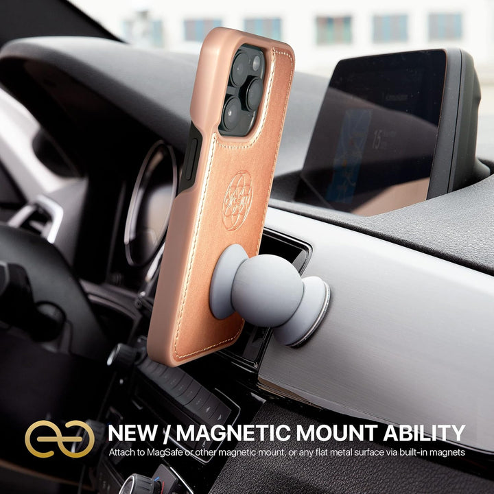 Dreem Fibonacci iPhone 14 Pro Max Brieftaschen-Etui / 2-in-1 stossfestes Etui und abnehmbares Folio