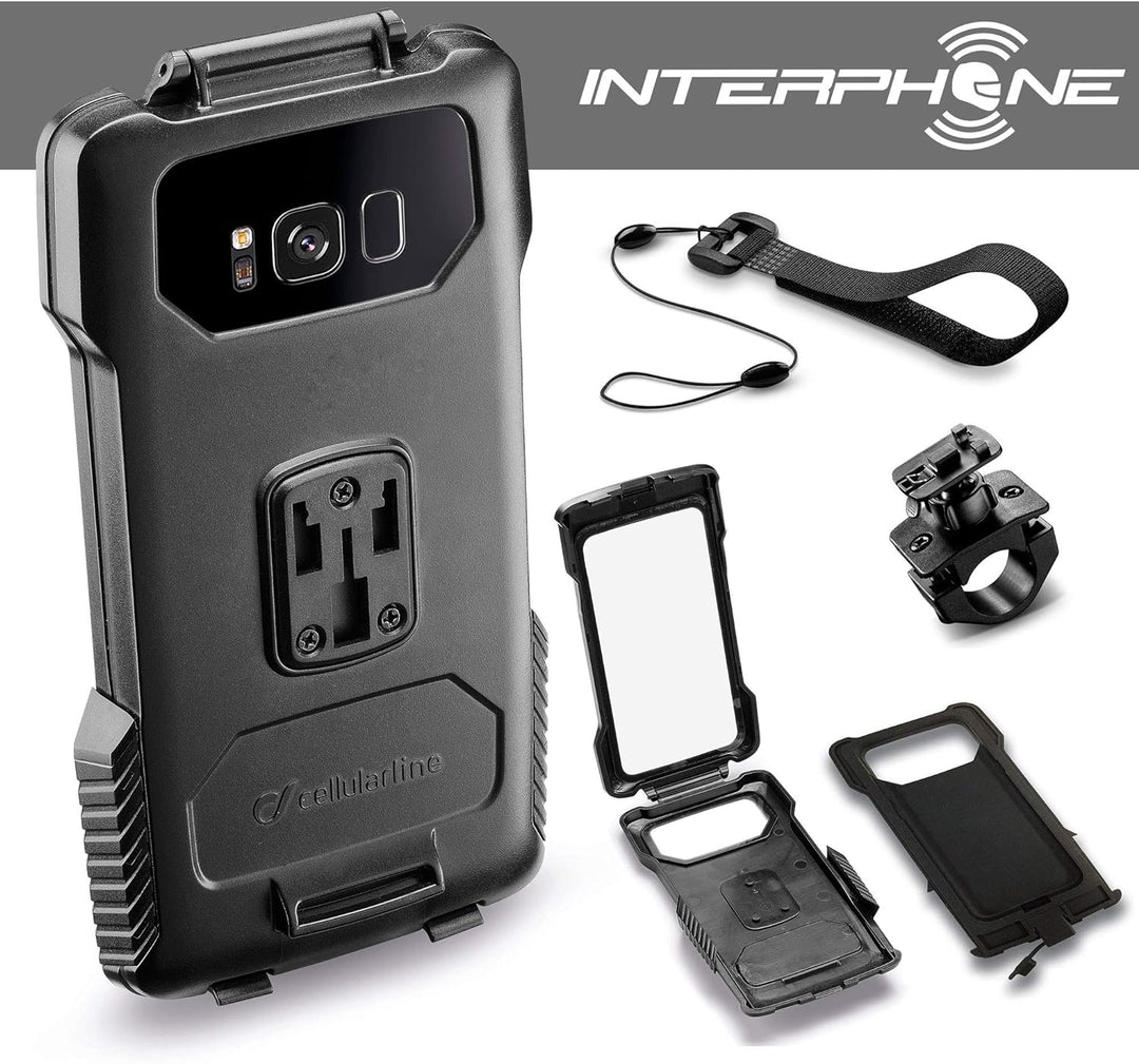 InterPhone SMGALAXYS8PLUS Schutzhülle mit Halterung für Samsung Galaxy S8 Plus