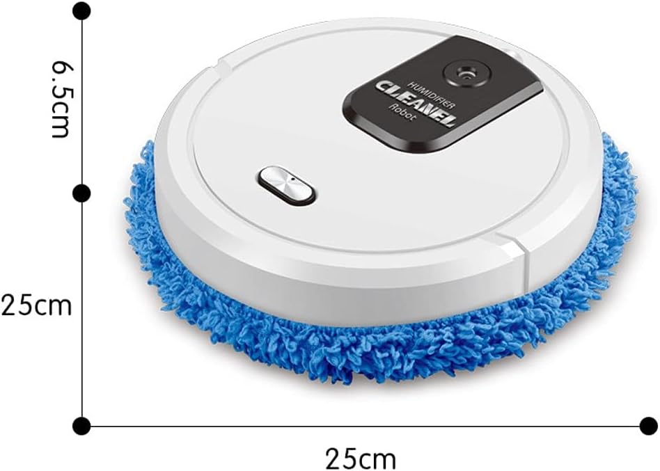 Kehrroboter, Saugroboter Roboter Nass/Trocken-Kehrmaschine Wischmaschine 60 dB USB Charging, 4 Gesch