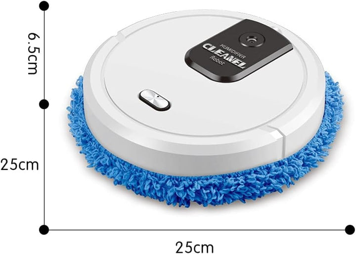 Kehrroboter, Saugroboter Roboter Nass/Trocken-Kehrmaschine Wischmaschine 60 dB USB Charging, 4 Gesch