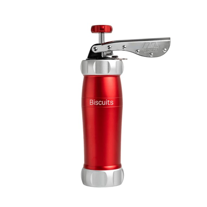 Marcato 8307RD Atlas Deluxe Keksausstecher, Aluminium, rot, Rot