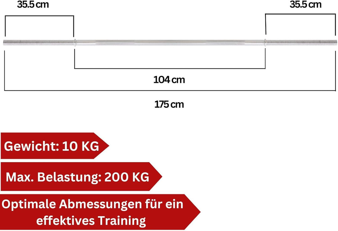 25kg - 110kg Hantelset Hantel Set Langhantel Hantelstange mit Gewichten Hantelscheiben
