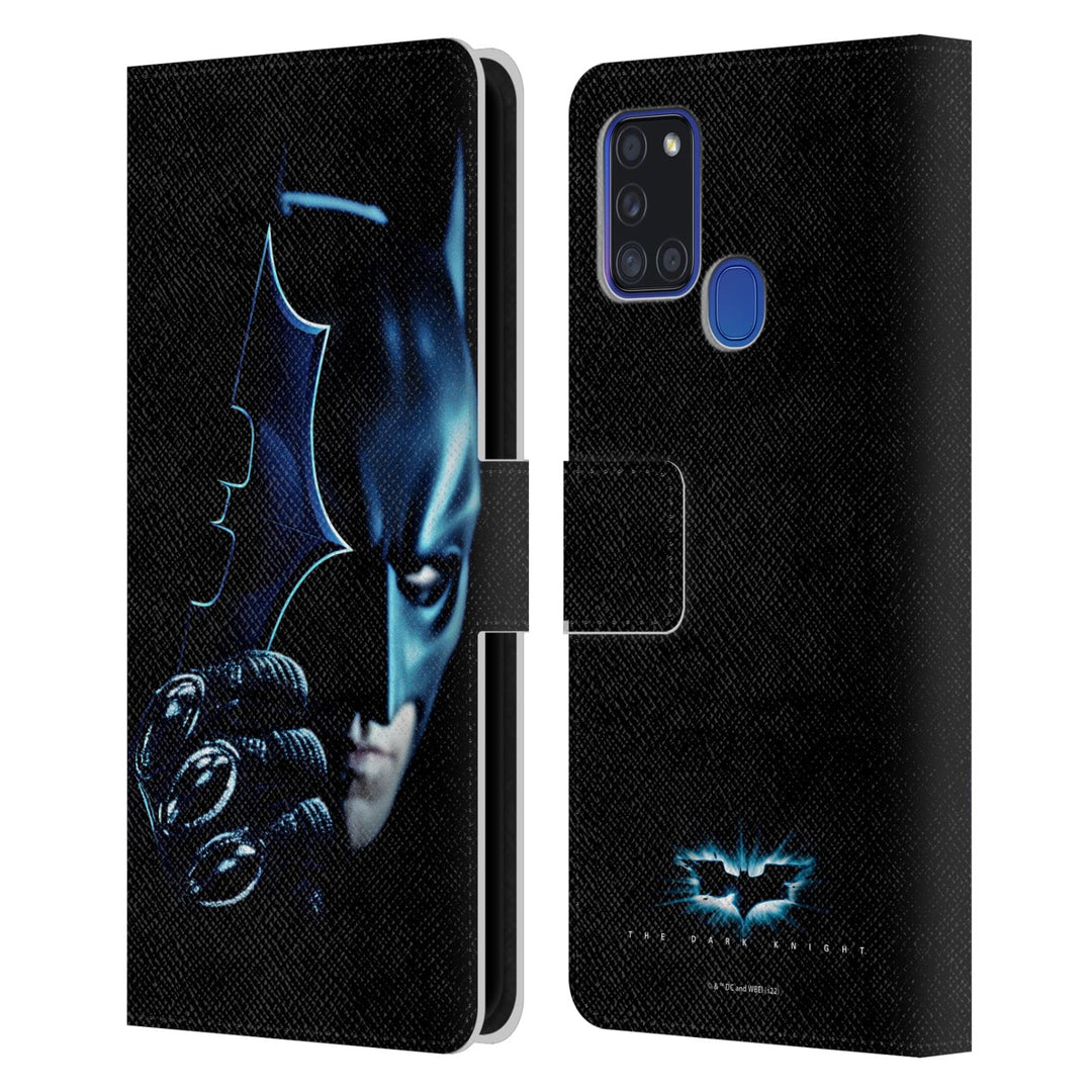 Head Case Designs Offizielle The Dark Knight Batman Batarang Wichtige Kunst Leder-Wallet-Hülle Kompa
