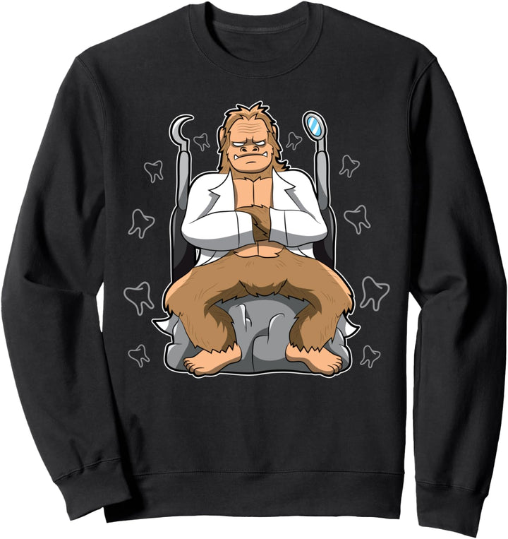 Doktor Sasquatch - Lustige Zahnarzt Tiere Sweatshirt