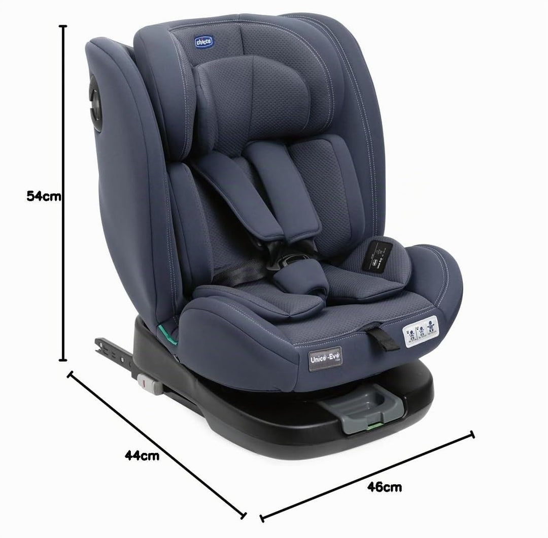 Chicco Unico Evo I-Size, gewicht 0-36 Kg, für Kinder von 40 bis 150 cm, homologiert ECE R129/03, Iso