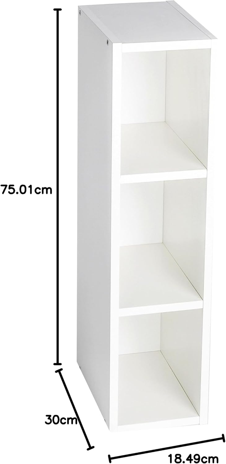 Puckdaddy Moritz | Stauraumregal kompatibel mit IKEA Malm Kommoden | 19x30x75cm | Regal aus Holz in