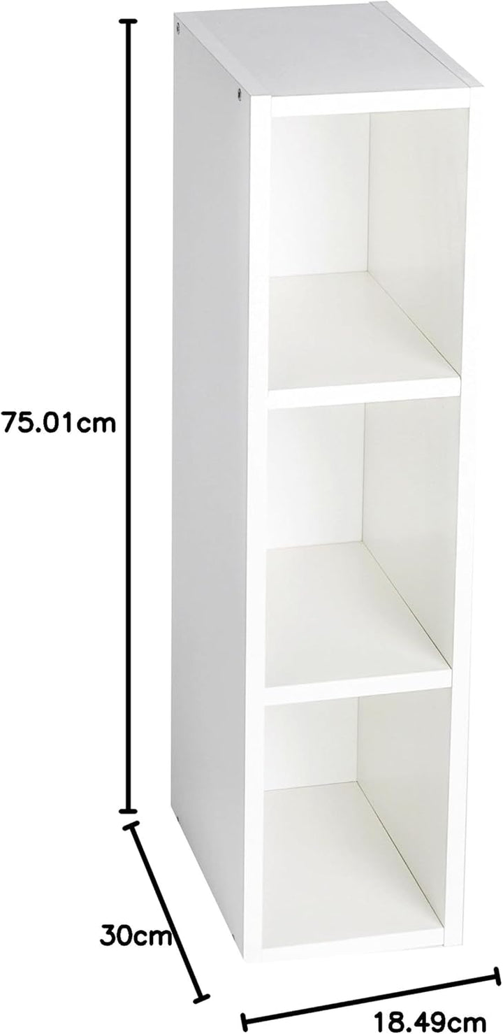 Puckdaddy Moritz | Stauraumregal kompatibel mit IKEA Malm Kommoden | 19x30x75cm | Regal aus Holz in