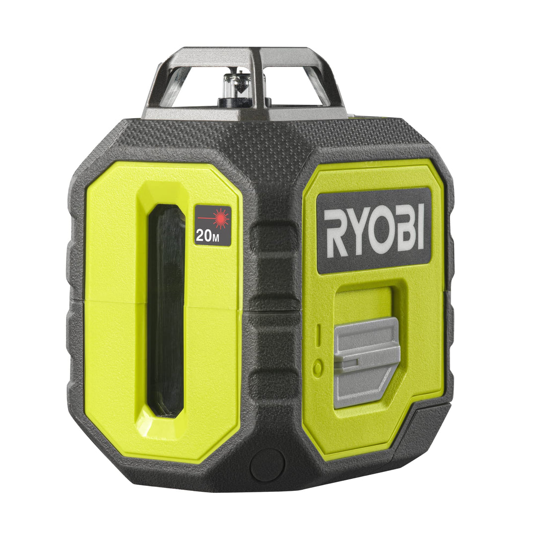 RYOBI batteriebetriebener 360˚ Laser RB360RLL (20 m, Selbstnivellierung 4°, Laserwellenlänge 635nm±