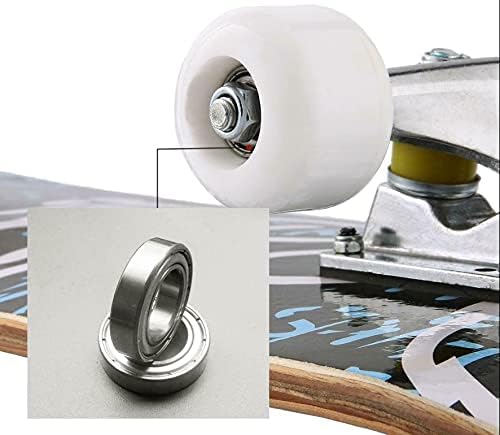 Willonin Skateboard Komplettboard mit ABEC-7 Kugellager 9-lagigem Ahornholz für Kinder Jungendliche