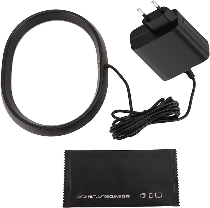 Lautsprecher-Ladestation mit Adapter, 45-W-Netzteil und 6,6-Fuss-Kabel der Ladestation, ABS Schwarz