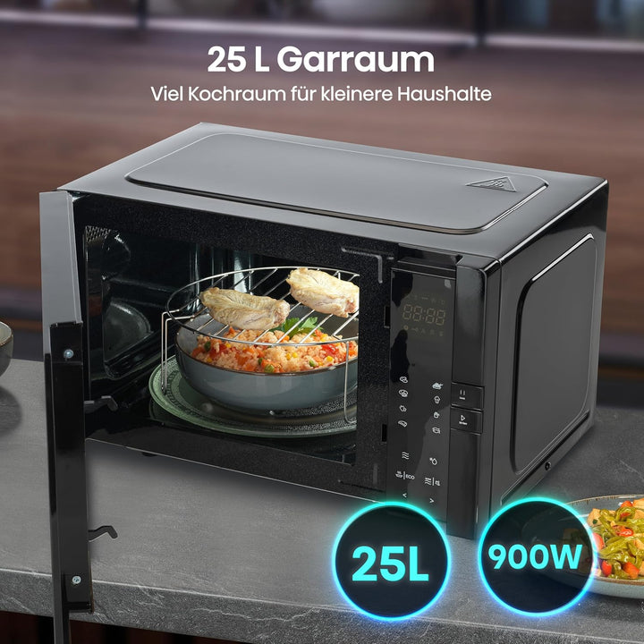 Hisense H25MOBS4HGI Mikrowelle / 25 L / 900W / InverterTech/Auto Programme/Eco Mode/Grill Kombinatio
