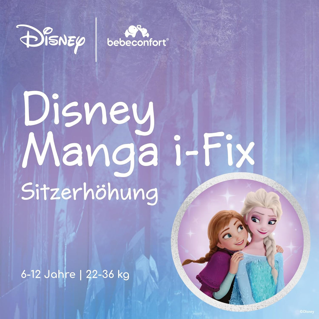Bebeconfort Disney Manga i-Fix Sitzerhöhung ISOFIX, Disney Frozen Elsa für 6- bis 12-jährige Jungen