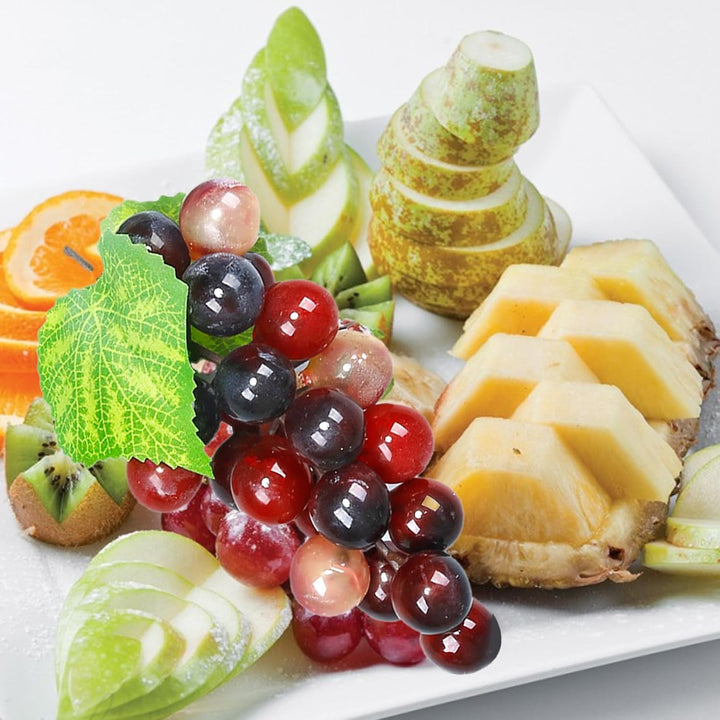 10 PCS Künstliche Weintrauben Deko - Kunststoff Trauben für Gartendekoration, Obststützen, Dekorativ