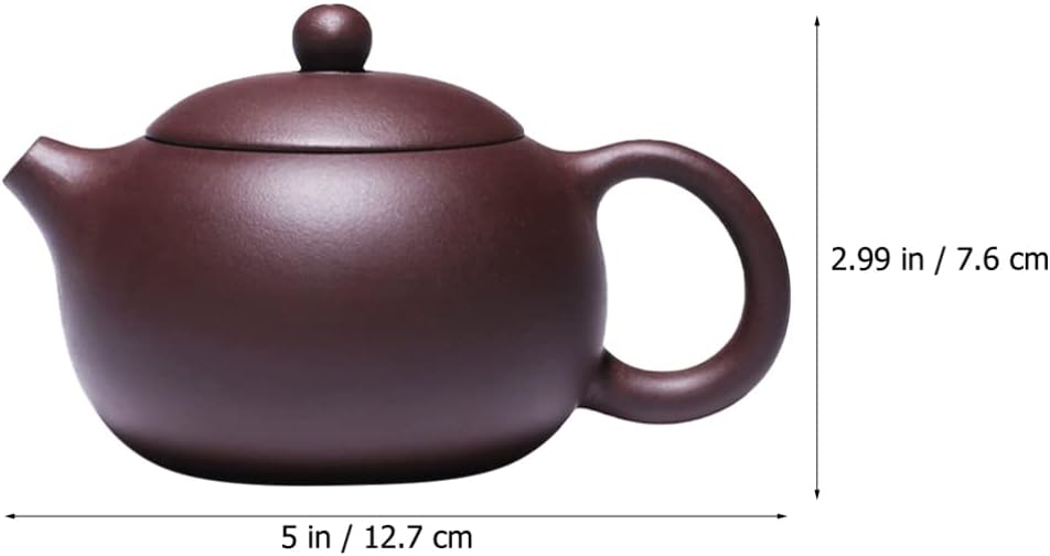 Cabilock Wasserkocher Aus Keramik Chinesische Kung-fu-teekanne Asiatische Teekanne Mit Griff Teekann