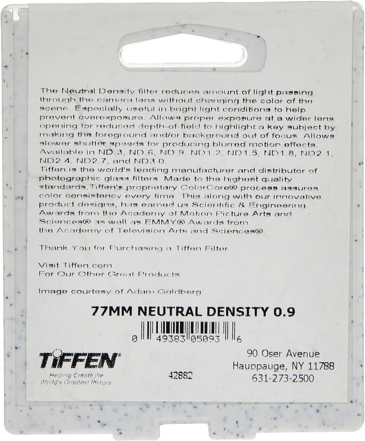 Tiffen Filter 77MM NEUTRAL DENSITY 0.9 FILTR, 77mm