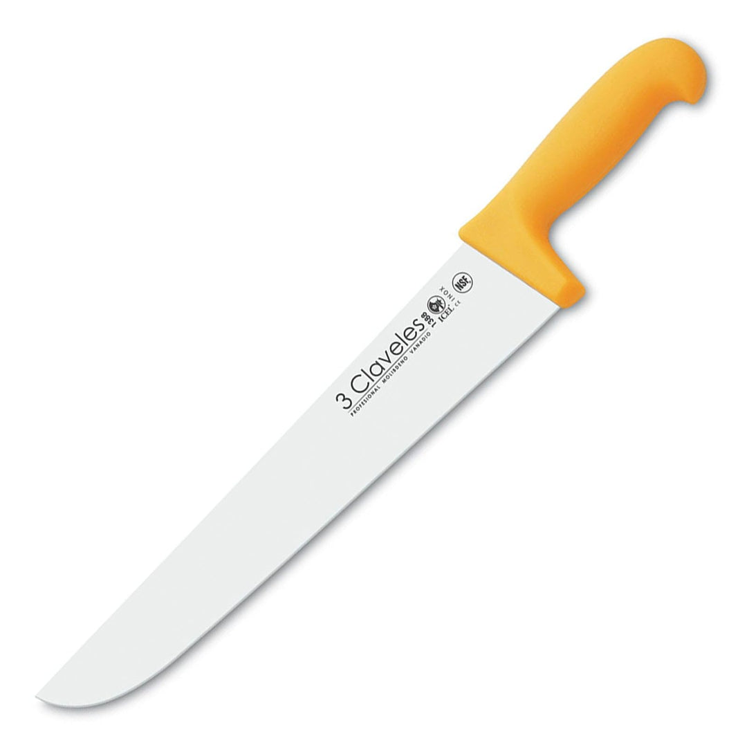 CUCHILLO CARNICERO POLIPROPILENO AMARILLO 30 cm - 12" FH 3C